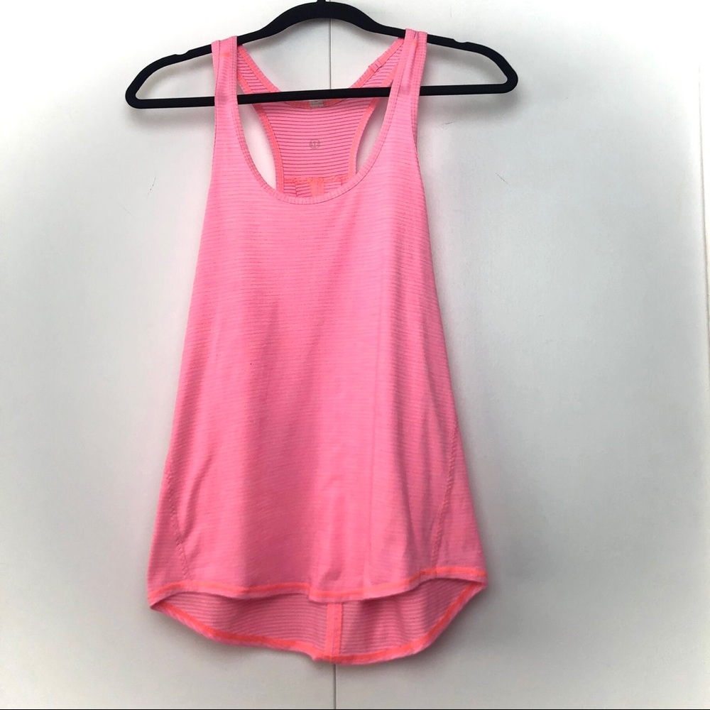 Lululemon Salute The Sun Singlet Light Flare Pink
